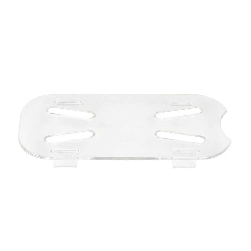 CAMBRO Camwear Food Pan Drain Shelf - 1/9 Size, Clear
