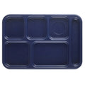 6 COMPARTMENT TRAY, NAVY BLUE