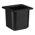 CAMBRO ColdFest 1/6 Size Black ABS Plastic Food Pan - 6" Deep