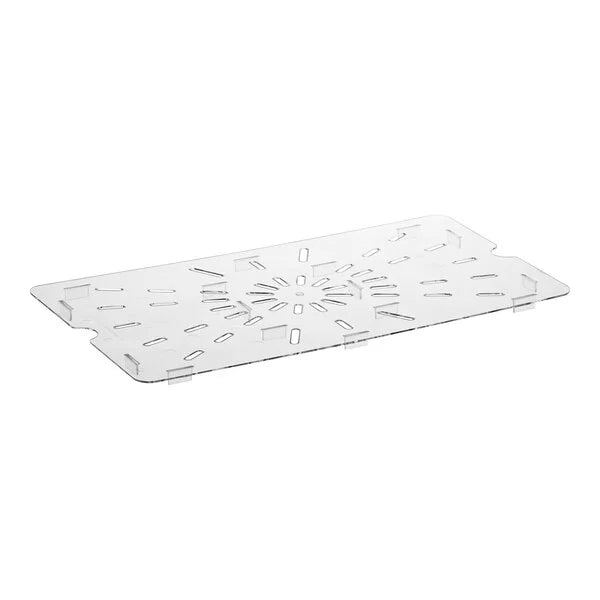 CAMBRO Camwear® Full Size Clear Polycarbonate Drain Tray