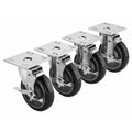 KROWNE 5", 4" x 4" Plate Caster