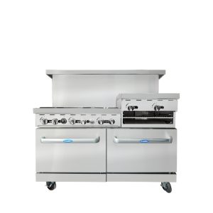 ATOSA AGR-6B-24RGB – 60″ Range with Raised Griddle / Broiler