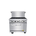 ATOSA AGR-6B — 36″ Gas Range with Six (6) Open Burners