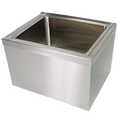 BK Resources BKMS-2424-12 Mop Sink, floor mount, 28-3/4"W x 27-1/2"D x 18-3/8"H