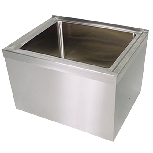 BK Resources BKMS-2424-12 Mop Sink, floor mount, 28-3/4"W x 27-1/2"D x 18-3/8"H