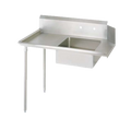 BK Resources BKSDT-48-L Soiled Dishtable, straight design, 48"W x 30-3/8"D x 46-1/4"H
