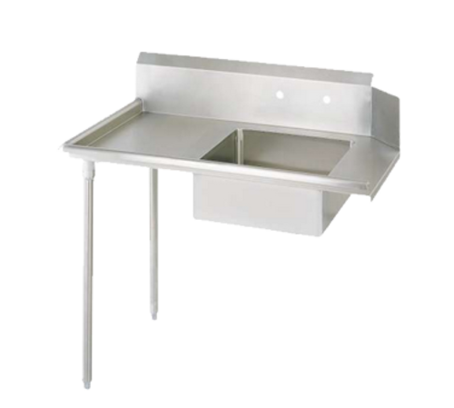 BK Resources BKSDT-48-L Soiled Dishtable, straight design, 48"W x 30-3/8"D x 46-1/4"H
