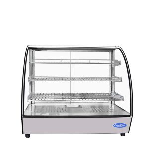 ATOSA CHDC-44 — Countertop Heated Curved Display Case (4.4 cu ft)
