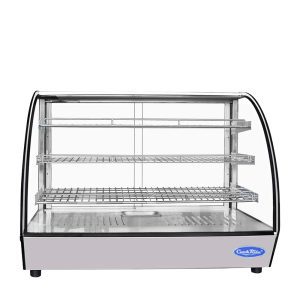 ATOSA CHDC-56 — Countertop Heated Curved Display Case (5.6 cu ft)