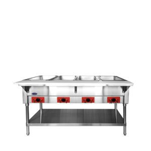 ATOSA CSTEA-4C — 4 Open Well Electric Steam Table