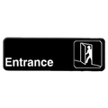 Thunder Group PLIS9310BK Information Symbol Sign, 9" x 3", "Entrance"