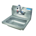 BK Resources BKHS-W-1410-P-G Hand Sink, wall mount