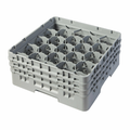 CAMBRO Camrack® Glass Rack, with (3) soft gray extenders, full size