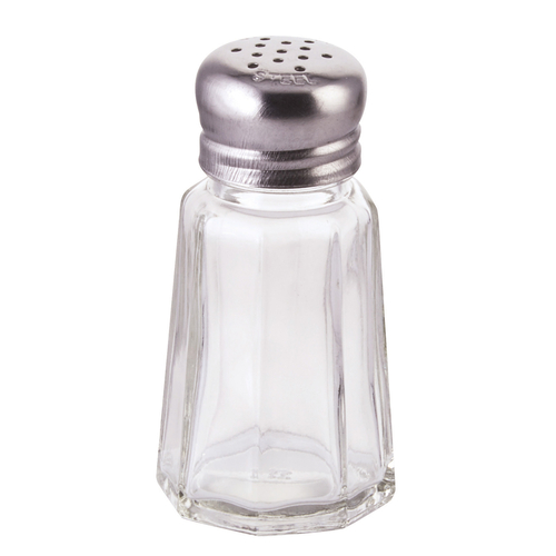 Glass Shaker, 1 oz., paneled