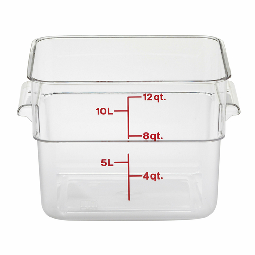 CAMBRO CamSquare® Food Container, 12 qt.