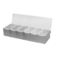 Thunder Group SLCN006 Bar Condiment Dispenser, countertop design, 6-comp