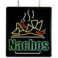 92004 Benchmark Ultra-Bright Merchandising Sign, "Nachos"