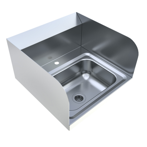 BK Resources BKHS-D-1410-1-SS Hand Sink, wall mount