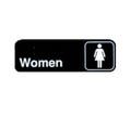TableCraft 394516 Cash & Carry Sign, 3" x 9", "Women"