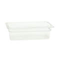 1/3 size, 4" deep- polycarbonate