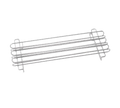 TableCraft 4040 Taco/French Fry Rail