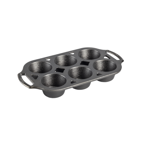 Lodge BW6MFN Muffin Pan, (6) 2-7/10" dia. cups