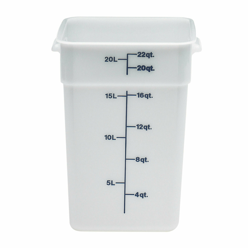 CAMBRO CamSquare® Food Container, 22 qt.