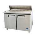 ATOSA MSF3615GR Sandwich/Salad Mega Top Refrigerator, two-section