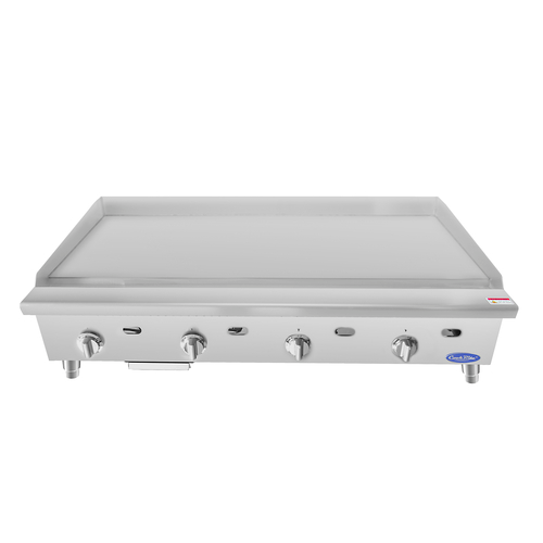 CookRite Heavy Duty Griddle, thermostatic controls, 48"W x 28-3/5"D x 15-1/5"H
