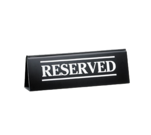 TableCraft 2060A Table Tent, imprinted "Reserved"