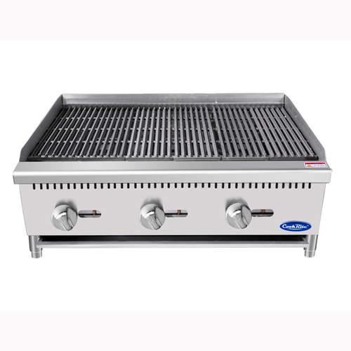 CookRite Charbroiler, Natural gas, 36"W x 27-3/5"D x 15.2"H