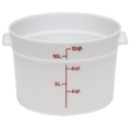 CAMBRO Storage Container, round, 12 qt.