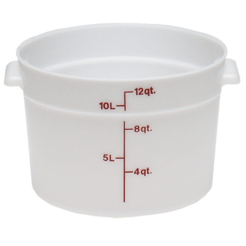 CAMBRO Storage Container, round, 12 qt.