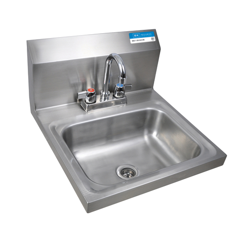 BK Resources BKHS-D-1410-P-G Hand Sink, wall mount