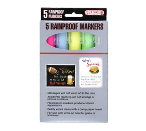 Chef Master 90032 Chef-Master™ Rain Proof Markers