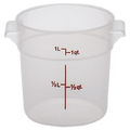 CAMBRO Storage Container, round, 1 qt.