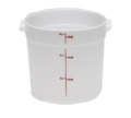 CAMBRO Storage Container, round, 6 qt.