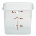 CAMBRO CamSquare® Food Container, 6 qt.