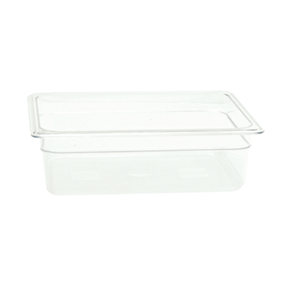 1/2 size, 4" deep- polycarbonate
