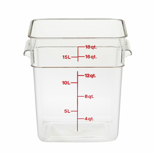 CAMBRO CamSquare® Food Container, 18 qt.