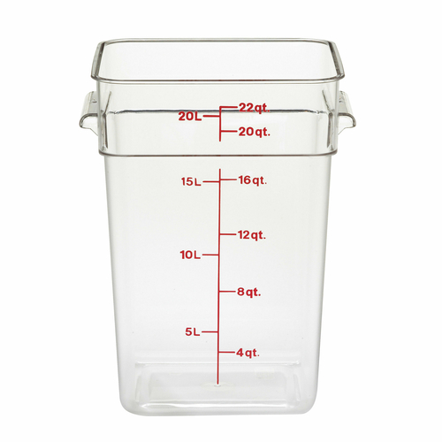 CAMBRO CamSquare® Food Container, 22 qt.
