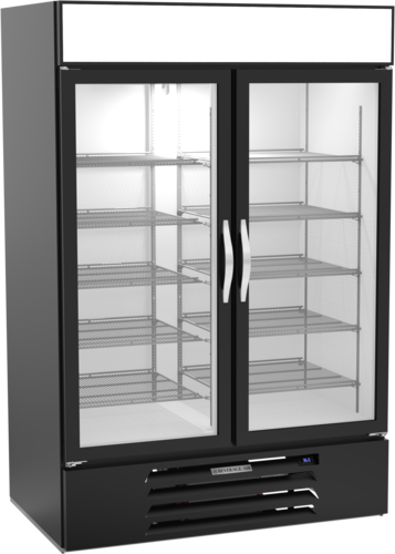 Beverage Air MMR49HC-1-B MarketMax™ Refrigerated Merchandiser, reach-in, two-section