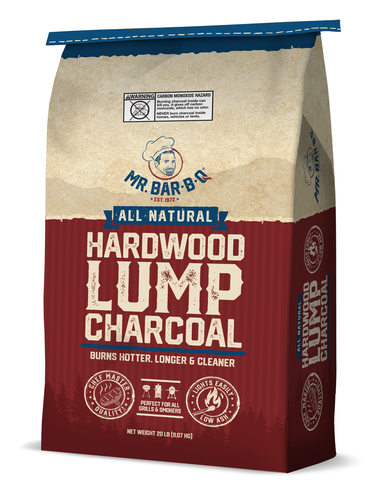 Chef Master 05062Z Mr. Bar-B-Q® Lump Charcoal, 20 lbs