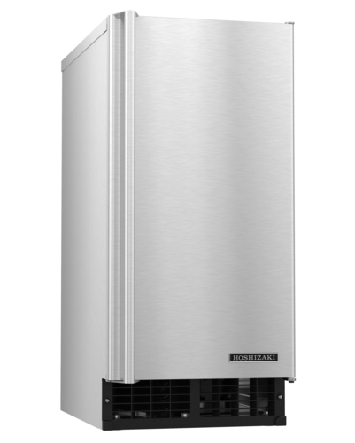 HOSHIZAKI Ice Maker with Bin, Nugget-Style, air-cooled, self contained, 27 lbs.