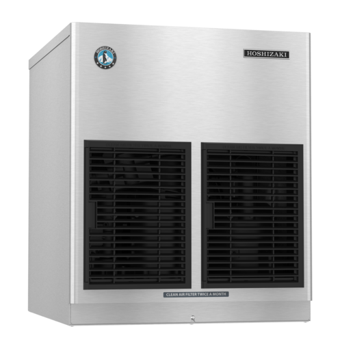 HOSHIZAKI Ice Maker, cubelet-style, 22"W, air-cooled, self-contained condenser, production capacity up to 640 lb