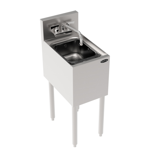 KROWNE Royal Series Underbar Dump Sink, freestanding