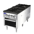 CookRite Stock Pot Stove (2) three-ring cast iron burner