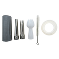 Chef Master 90225 Chef-Master™ Accessory Set, 7-piece, for whipped cream dispensers
