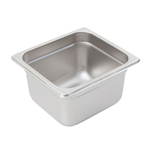 Crestware 2164 Steam Table/Holding Pan, 1/6 size, 4" deep