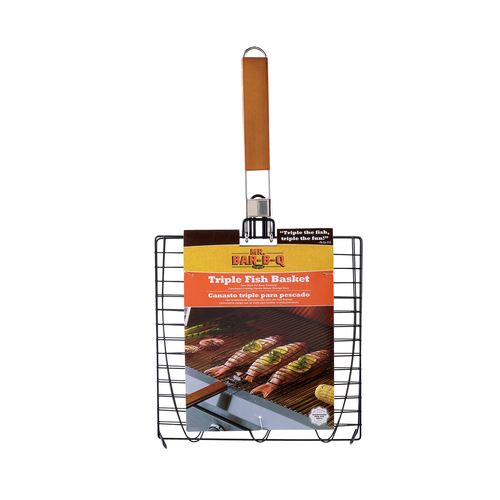 Chef Master 06623Y Mr. Bar-B-Q® Triple Fish Basket